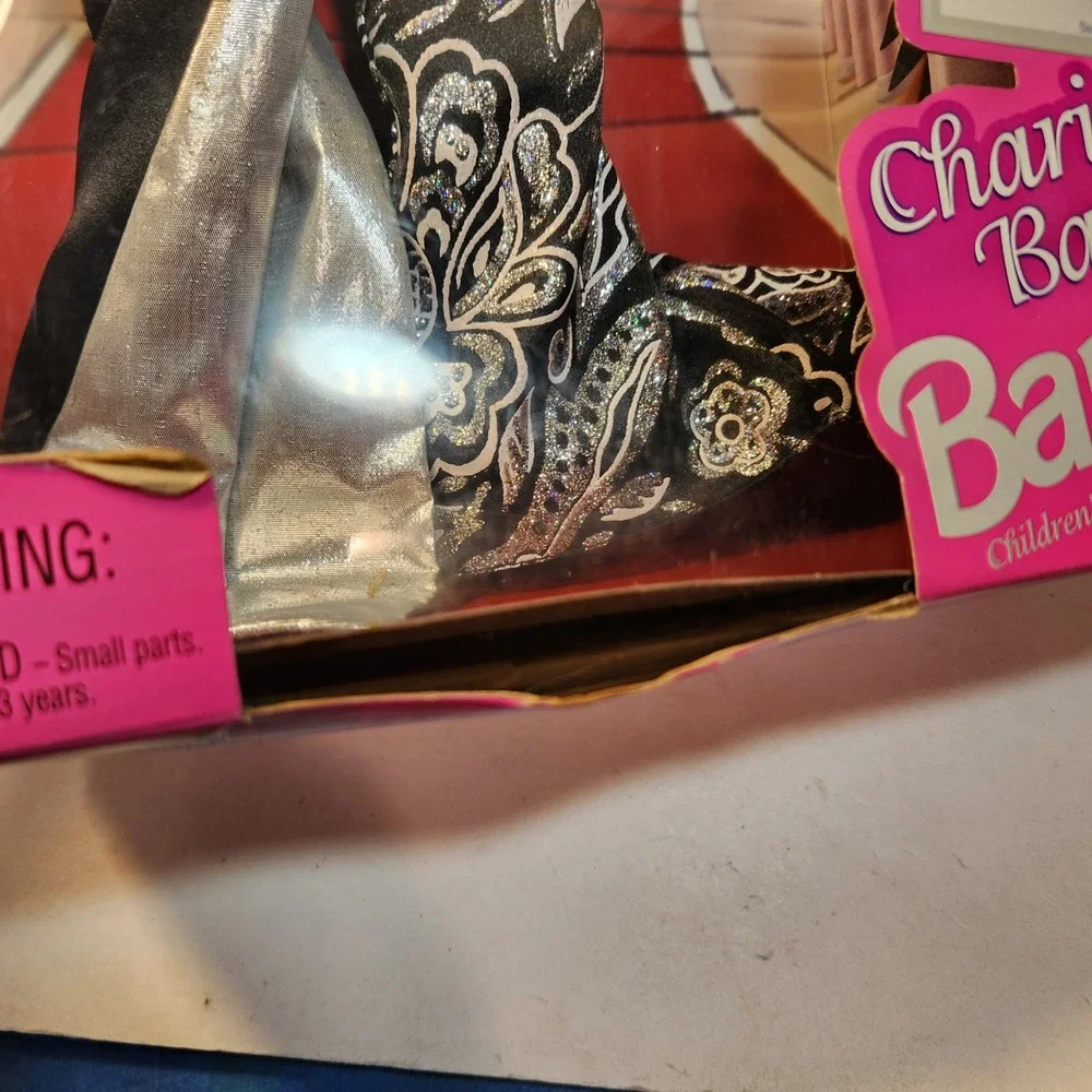 Mattel Charity Ball Barbie 1997 Special Edition Black Silver Gown 18979 NIB